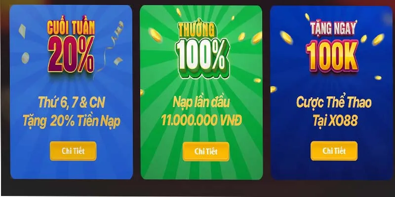 Cùng điểm qua những chương trình khuyến mãi hấp dẫn tại nhà cái XO88 Cùng điểm qua những chương trình khuyến mãi hấp dẫn tại nhà cái XO88
