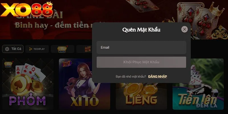 Nếu quên mật khẩu phải làm sao? Nếu quên mật khẩu phải làm sao?