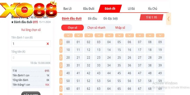 Đa dạng các loại hình cá cược xổ số 3 miền tại XO88 để người chơi lựa chọn Đa dạng các loại hình cá cược xổ số 3 miền tại XO88 để người chơi lựa chọn