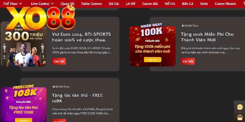 Nhà cái XO88 có nhiều ưu đãi cho tân binh Nhà cái XO88 có nhiều ưu đãi cho tân binh